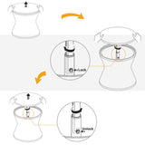 K&K 5 Pieces Patio Furniture Chair Sets, Patio Conversation Set With Wicker Cool Bar Table, WF324995AAZ