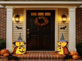 2Packs 3FT Halloween Collapsible Lighted Pumpkin Decoration, 176 LED Pop-Up Pumpkin Lamp with Cape, 70246841
