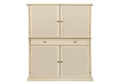 4 Door Cabinet with 1 Drawer, with 4 Adjustable Inner Shelves, Storage Cabinet W68894703