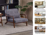 Mid-Century Modern Accent Chair, Arm Chair Living Room Chairs Pillow Upholstered Reading Chair 15543398