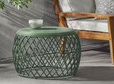 ALAMERA 19.75 Outdoor Side Table,End Table,Accent Table 60745.00GRN