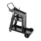 ZUN Welding Cart, 3-Tier Welder Cart Heavy Duty with 400Lbs Static Weight Capacity, 360&deg; Swivel Wheels, W1422P160700