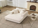 Chaise Lounge Chair with Removable Ottoman Accent Sofa Bed Upholstered Sleeper Couch Bed with W1170P353046