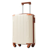 Hardshell Luggage Sets 3 Piece Carry-on Suitcases with Wheels, TSA Lock for Men Women-White 23401212