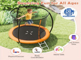 8FT Trampoline with Safety Enclosure, 243.84cm Round Trampoline for Kids Adults 3, 880LBS Static 63197914