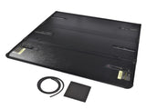Matte Black Hard Tri-Fold Truck Bed Cover, 5FT Waterproof Tonneau Cover with LED Replacement for 82794751