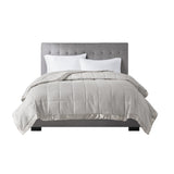Lightweight Down Alternative Blanket with Satin Trim B03598469