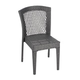 FARLEY STACKING SIDECHAIR,Set of 2,KD,GREY N762P234585E