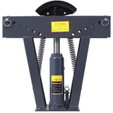 12 Ton Pipe Bender Manual Hydraulic, Piping Bending Exhaust Tube Fabric with 6 Dies, Adjustable W465P192111
