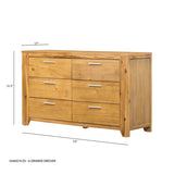 ZUN 53x17x31.5" 6-Drawer Dresser W2078P175465