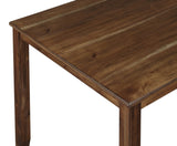 Casual 5-Piece Counter Height Dining Square Table Side Chairs Kitchen Table Dining Room Wooden B011P184055