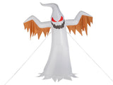 12ft 4pcs LED Lights Giant Scary Ghost Flames and Flashing Red Eyes Inflatable Halloween Decoration 63244096