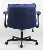 Cross-Legged Friendly Office Chair with Criss Cross Frame, Rolling Casters & Fold-Down Arms, 88505348