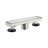 12 Inches Linear Shower Drain, Included Hair Strainer and Leveling Feet W2287P146729
