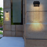 1-pack Modern Outdoor Wall Light Fixture, Weatherproof LED Wall Sconce with Bubble Crystal, Black W1340P239405