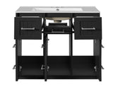 30inch Bathroom Vanity with Undermount Sink and Drawers, Painted Surface, Soft-Close Doors, Bathroom N710P331580B