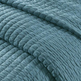 3 Piece Quilt Set Teal Full/Queen B035129043