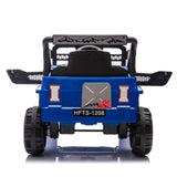 ZUN 12V Kids Ride On Electric Truck Car W/Parents Control,2WD,Four-wheel suspension,Early education W1578P187460