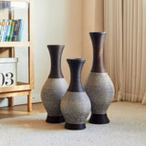 Desktop Vase, Brown Decorative Floor Vase, Classic and Neat Floor Vase, High Independent Flower W2796P261479