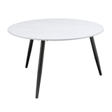 Modern Style Nesting Cocktail Tables and Side Table 3-Piece Occasional Table Set Black Metal Legs B011P232143