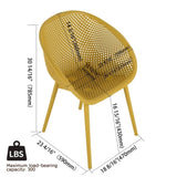 2-Pack Modern Lounge Chairs Indoor/Outdoor All-Weather PP Plastic, Lightweight for Patio, Beach, W3450P323313