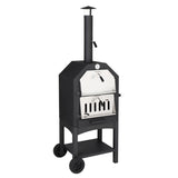 Outdoor Wood Fired Pizza Oven with Pizza Stone, Pizza Peel, Grill Rack, for Backyard and Camping 53882789