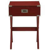 Red 1-drawer End Table B062P181372