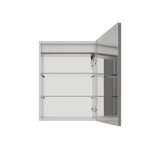 26x20 inch Bathroom Medicine Cabinet with LED Mirror, Anti-Fog, Waterproof, 3000K6000K Single Door W1738100834