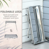 Portable Charcoal Grill, Stainless Steel Folding Outdoor BBQ Grill for Backyard Cooking, Camping, W2225142614