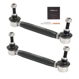 2pcs Adjustable Sway Bar Front Sway Bar End Links Fit for 180mm-230mm 10mm Balljoint 07221942