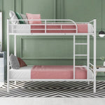 ZUN Twin Over Twin Metal Bunk Bed 61744003