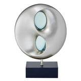 Ultra-Modern Design Table Lamp LED Lights Infinity Mirror Black and Silver Finish Antique Night Lamp B011P162530