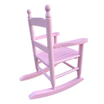 ZUN Children's rocking light pink chair- Indoor or Outdoor -Suitable for kids-Durable 98976983