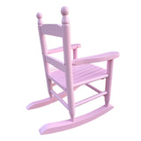 ZUN Children's rocking light pink chair- Indoor or Outdoor -Suitable for kids-Durable 98976983