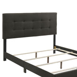 Charcoal Tufted Full Panel Bed B062P153534