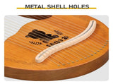 Panda 16-String Box Lyre Harp Natural Sapele Wood Finish 44308462