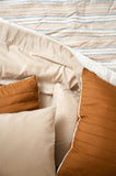 Thread Split Head King Bamboo Sheet Set in Khaki B337P356765