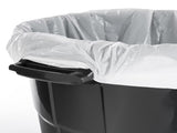 20 Gallon Heavy Duty Plastic Garbage Can, Included Lid, Black 10353555