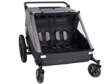 2 in 1 Kids Bike Trailer and Stroller for 1 to 2 Children, Jogging Function, Foldable Compact W1364P417578