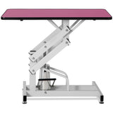 ZUN 42.5INCH HYDRAULIC PET GROOMING TABLE PINK COLOR 46798649