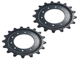 2X Drive Sprockets 17 Teeth Replacement for John Deere 319D 319E 323D 323E 325G 329D T370852 91785470