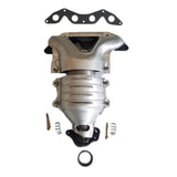 ZUN For 01 to 05 Honda Civic 1.7L Manifold Catalytic Converter w/Gasket EPA Approved 61675614