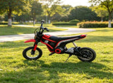 Red 12" Kids Electric Dirt Bike 24V 350W Motor, Up to 15 MPH Powerful Speed Ride-On Toy for Young 97574520