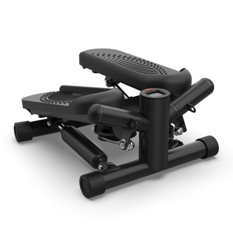 ZUN Steppers for Exercise - Mini Stair Stepper Machine with Resistance Bands 330lbs Twist Stepper 51886384