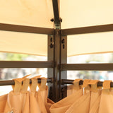 13x10 Outdoor Patio Gazebo Canopy Tent With Ventilated Double Roof And Mosquito net W419P282069