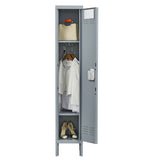 ZUN 1 Door 66"H Metal Lockers With Lock for Employees,Storage Locker Cabinet for Home Gym Office School 46808843