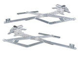 Front Left and Right Window Regulator Fit for Izuzu NPR NPR-HD NQR Truck 2005-2016 Silver 2Pcs 56032943