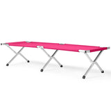 Portable Folding Camping Cot with Carrying Bag Army Pink 97383860