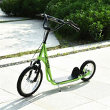 youth scooter is equipped Dual Brakes - Green 81191340