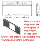 ZUN skid steer post hole auger drive attachment, 18" diameter auger, 46" drilling depth, standard flow W1377P183811